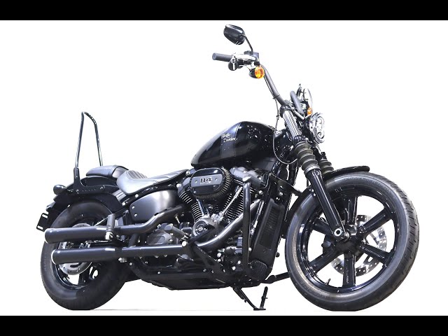 Harley-Davidson様！ダグラス10インチ9J&イノーバ ハーレーダビッドソン FXBBS SOFTAIL STREETBOB114 愛車レビュー