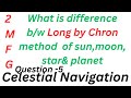 Long By Chron Method SUN MOON STAR PLANET
