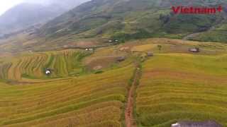 preview picture of video 'Cảnh đẹp vùng núi Tây Bắc từ góc nhìn trên cao (FLYCAM)'