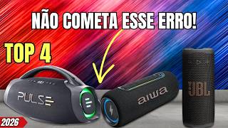 4 MELHORES CAIXAS De Som BLUETOOTH Para COMPRAR Em 2026 | Caixinha De Som CUSTO BENEFÍCIO