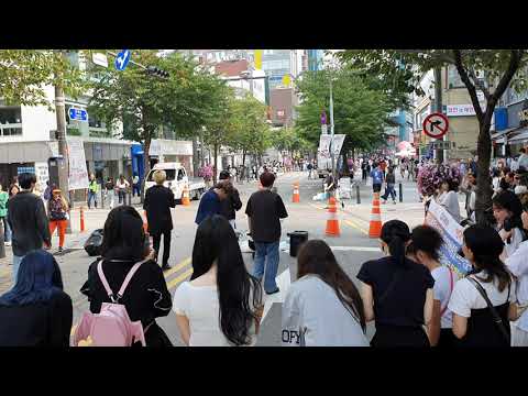 [STREET ARTIST] ABLUE. LONG TIME NO SEE. SINCHON ROAD BUSKING. 230624.
