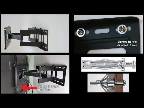 comment monter le pied tv lg