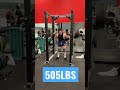 505LBS SQUAT!