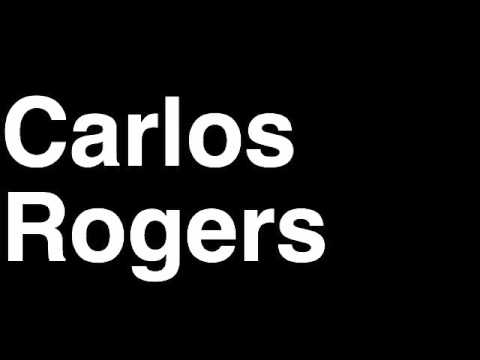 How to Pronounce Carlos Rogers San Francisco 49ers NFL Football Touchdown TD Tackle Hit Yard Run