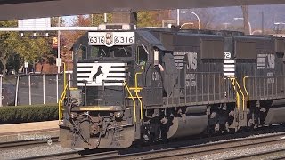 preview picture of video '(17) NS SD40E's @ Altoona  Oct. 26 2014'