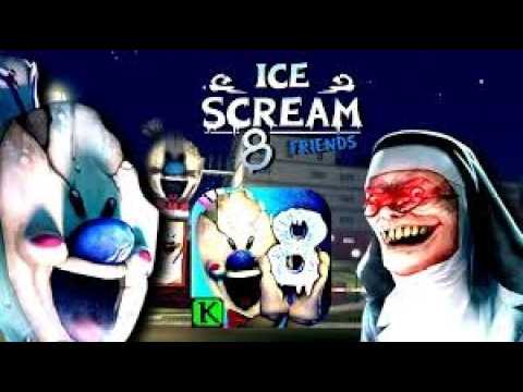 Ice Scream 8 Friends Redemption Scary Gameplay New Update 2024