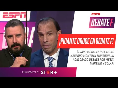 ¡PICANTE CRUCE entre Álvaro Morales y el Mono Navarro Montoya por el presente de Martino!