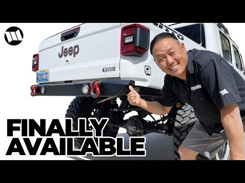 Jeep Gladiator Tailgate License Plate Mount Install for the EVO High N Tight Rear Bumper