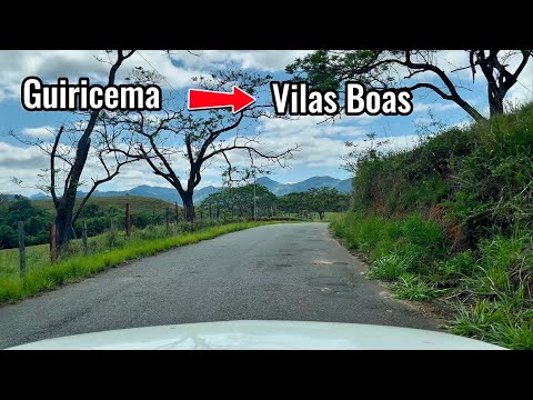  🚙 De Guiricema, MG, até Vilas Boas, em tempo real. 