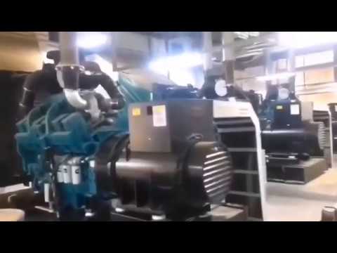 Delivery Video of 800kw Mercedes-Benz Automatic Generator Set Factory