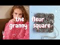 Fleur Granny Square Crochet Tutorial