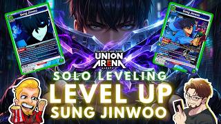 The Level Up Sung Jinwoo Deck from Solo Leveling - Union Arena Trading Card Game