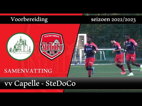 Samenvatting Capelle - SteDoCo (02/08/22, oefenwedstrijd)