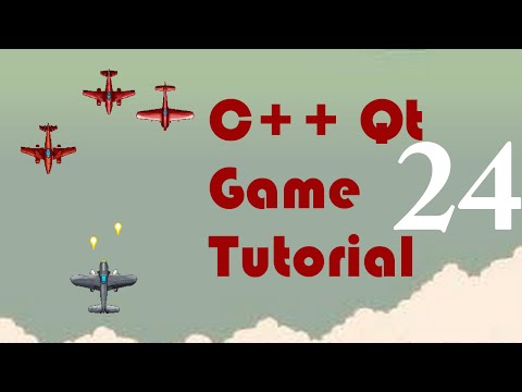 C++ Qt Game Tutorial 24 - Implementing the Button Class (Part 2)
