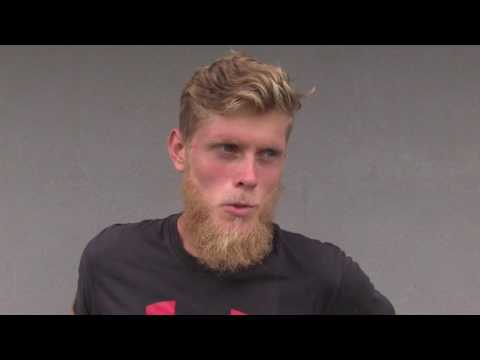 Marek Řeháček po výhře ve 2. kole na ITF v Trnavě 2017