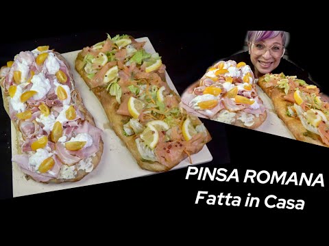 PINSA ROMANA RICETTA FACILE🤩 ‼️Morbida dentro croccante fuori 2 VARIANTI!