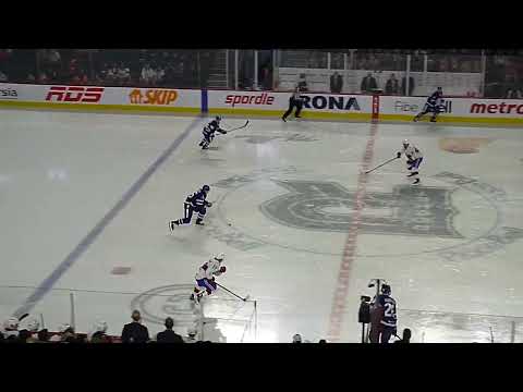 Nick Abruzzese of the Toronto Marlies scores vs. the Laval Rocket 11/2/22