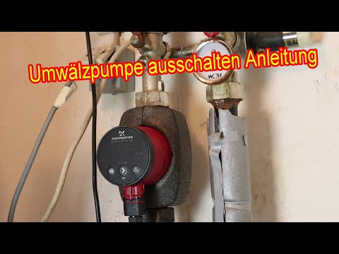 Umwälzpumpe ausschalten Anleitung