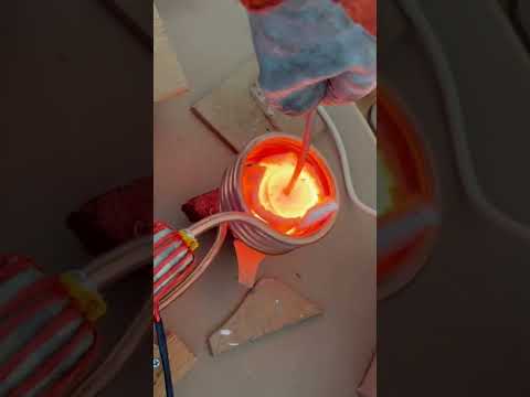 Melting 2 lbs copper scrap with home made feedback induction heater