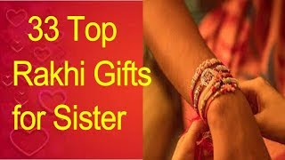 33Top Rakhi Gifts for Sister/RakshaBandhan gifts for sister /Rakhi gifts 2019,#Brother#sister