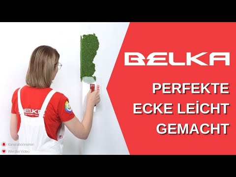 Video: BELKA Baumwollputz sauber in Ecken auftragen