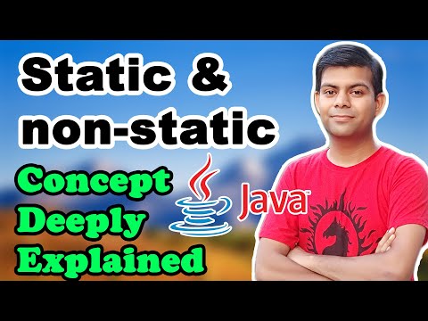 Static and non-static concept in Java 📗 | Static Keyword | ICSE Computer Class 9 & 10