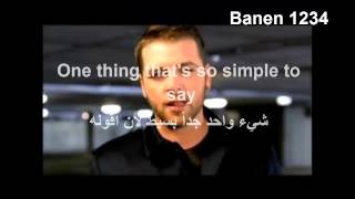 Westlife (Markus Feehily) - Before It&#39;s Too Late مترجمة