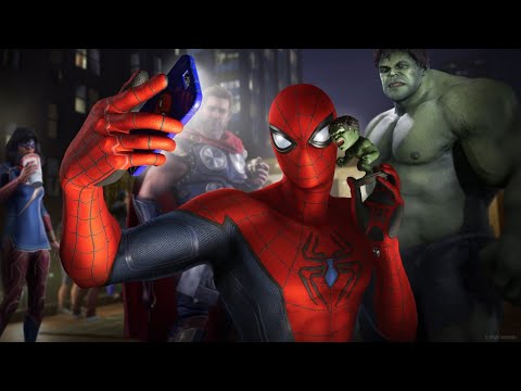 MARVEL'S AVENGERS SPIDER-MAN  DLC Let's Play Walkthrough In Spider-Man Costume