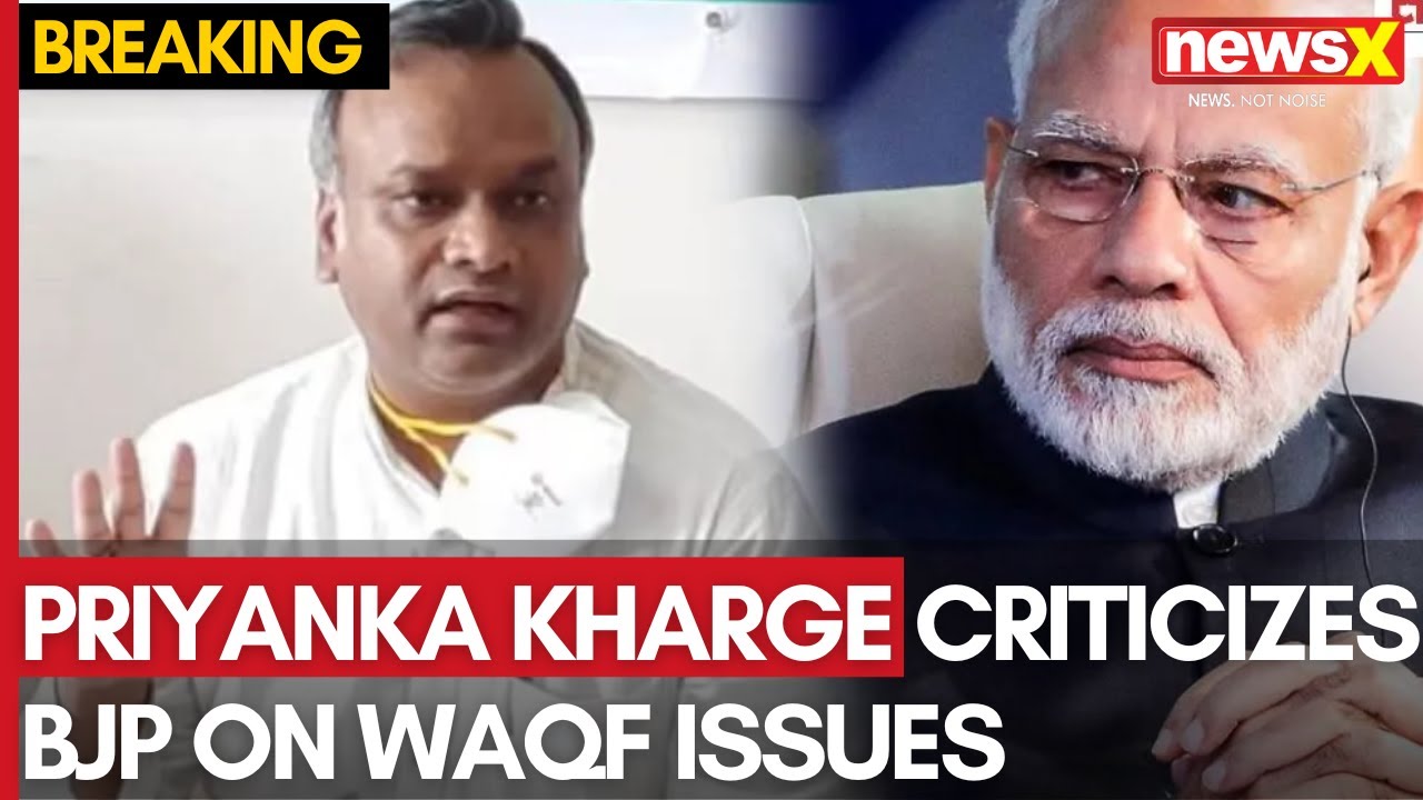 Waqf Row: Karnataka Minister Priyank Kharge Criticizes BJP's Handling of Waqf Land Issues | NewsX