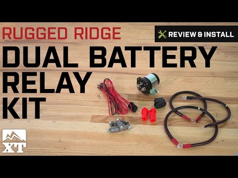 Jeep Wrangler Rugged Ridge Dual Battery Relay Kit (1987-2017 Wrangler YJ, TJ, JK) Review & Install
