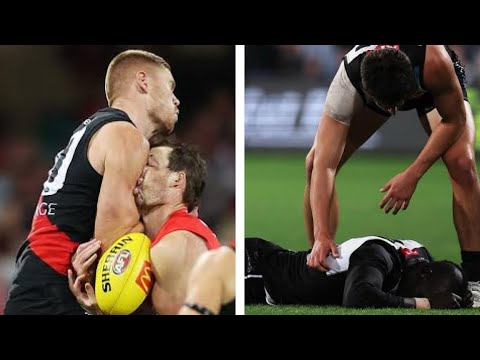 AFL BIGGEST HITS, TACKLES & FIGHTS 2024