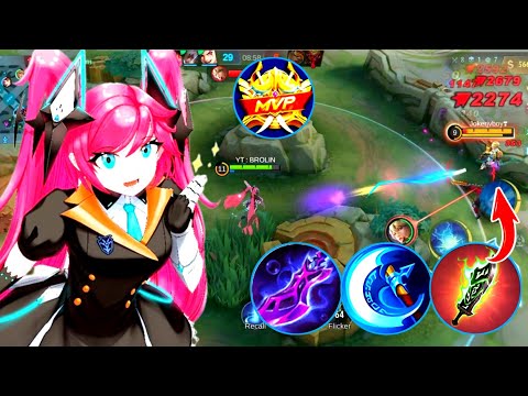 LAYLA INSANE LIFESTEAL BUILD 100% / BUILD TOP 1 GLOBAL LAYLA ~ MOBILE LEGENDS ✨⚡