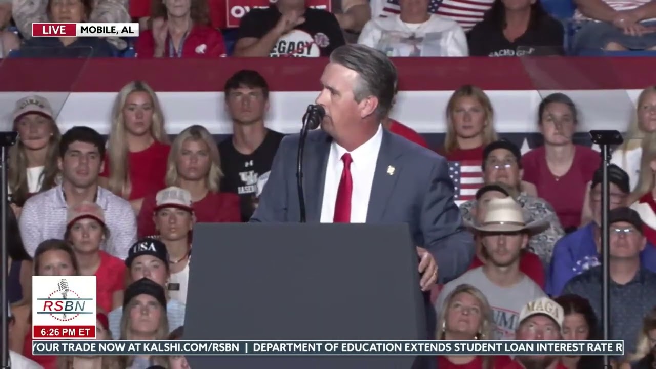 Barry Moore at Trump Mobile Rally | Alabama Senate Nominee Speech - 10/2/2026