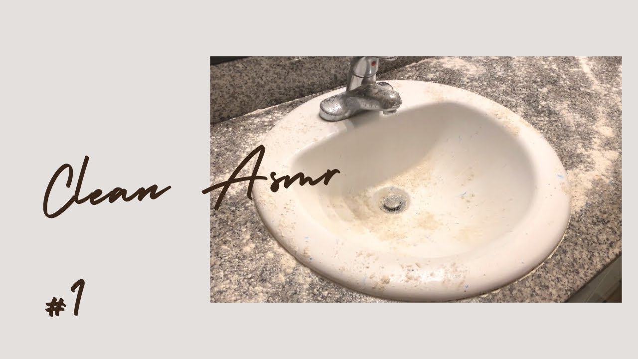 Bathroom Sink Cleaning ASMR | No talking