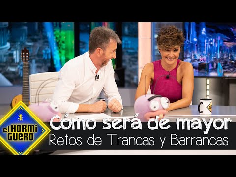 Sonsoles Ónega descubre cómo será de mayor con el juego de Trancas y Barrancas - El Hormiguero