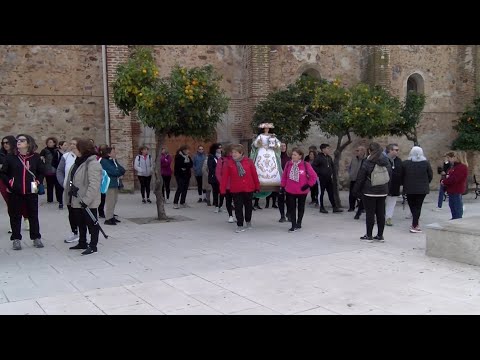 Imágenes de la vuelta de la  virgen de Perales a su ermita 2025 Arroyo de San Serván (Badajoz).
