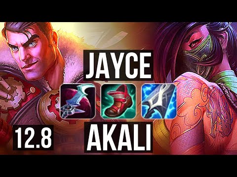 JAYCE vs AKALI (TOP) | 1100+ games, 1.3M mastery, 9/3/7 | EUW Master | 12.8
