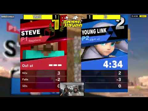 SmashHaven #12 - UT | Trace (Steve) vs DRiP | z3 (Young Link) - Grand Finals