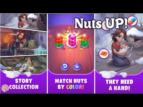 Nuts UP! Bolts Sort Puzzle Game Gameplay Mobile Android - YouTube
