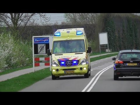 [Primeur] A1 Ambulance 08-128 met spoed in Beuningen