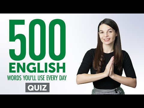 Quiz | 500 English Words You'll Use Every Day - Basic Vocabulary #90