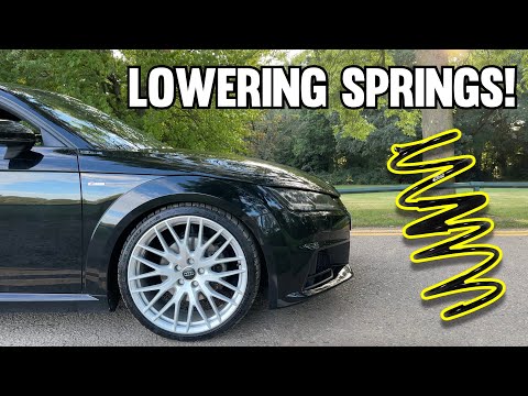 My Audi TT Gets Lowered! (Eibach Pro 30mm Springs)