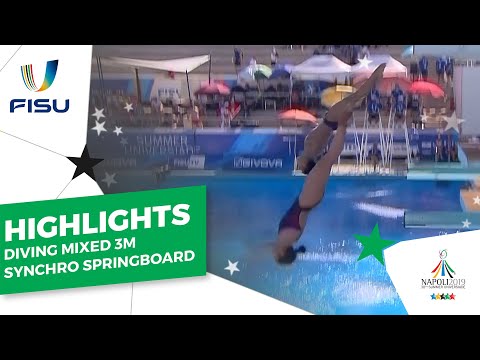 Diving Mixed 3m Synchro Springboard #Napoli 2019