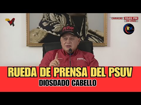Rueda de prensa del PSUV con Diosdado cabello -  12 de enero del 2026 #venezuela #psuv