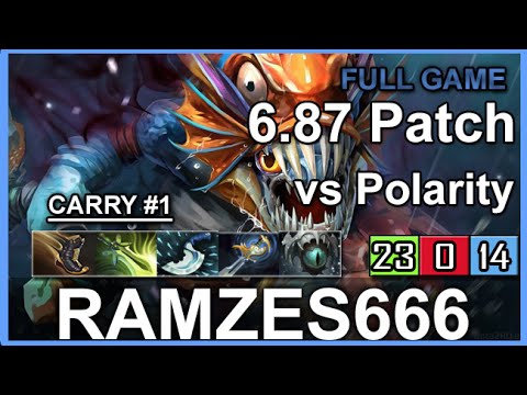 Ramzes666 Slark 6.87 Echo Sabre | 886 GPM Record | vs Polarity Manilla Qualifiers - Full Game