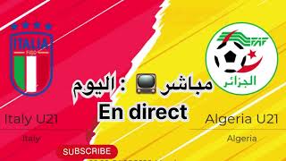Algérie – Italie en direct aujourd’hui | Heure du match et chaînes – Jeux Méditerranéens 2026