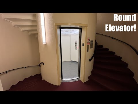EPIC ROUND Vintage Fairhall Hydraulic Elevator at Presser Hall in Bloomington, IL