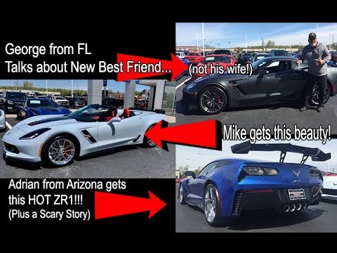 Z06 OWNERS NEW BEST FRIEND not his wife PLUS OTHER FUN CORVETTE DELIVERIES Video