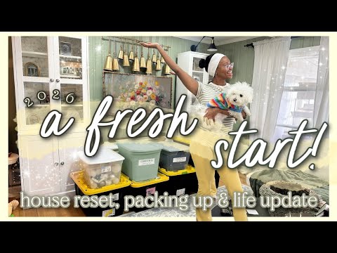 NEW YEAR HOME RESET & RESTART 📦| Life Update, Declutter, New Beginnings & Goal Setting #FIXERUPPER