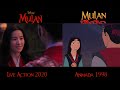 Mulan 2020 Vs Mulan 1998 Comparación
